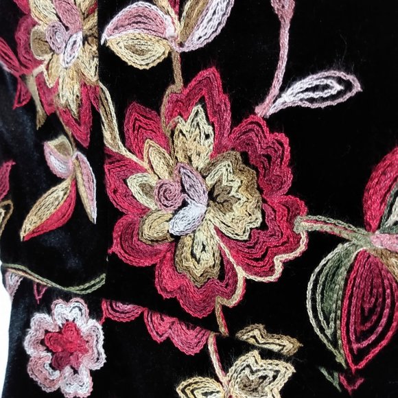 Anthropologie Eva Franco Black Velvet Sutton Top Size M - Picture 11 of 14